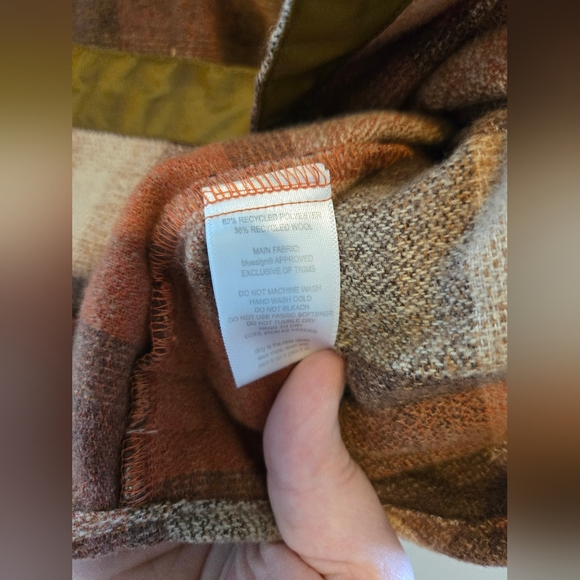 Toad&Co Checkered Jacket in Brown and Cream - Picture 8 of 11